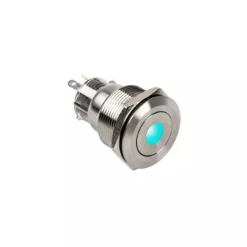 Διακόπτης πίεσης DimasTech Vandalismustaster 22mm Silverline Dot RGB PD215, 22 mm