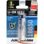 ANSMANN - Μπαταρία 18650 - Li-Ion - 2600 mAh - 9,36 Wh - Ασημί (1307-0000)