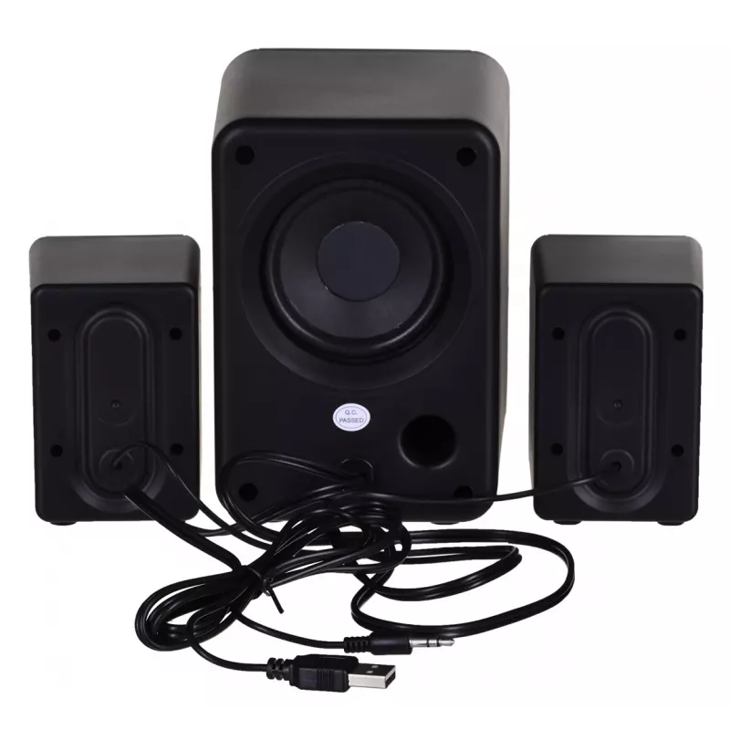 DEFENDER Ηχεία V11 11 W ενσύρματα 2.1 δορυφορικά ηχεία desktop, USB 5 V, μαύρα