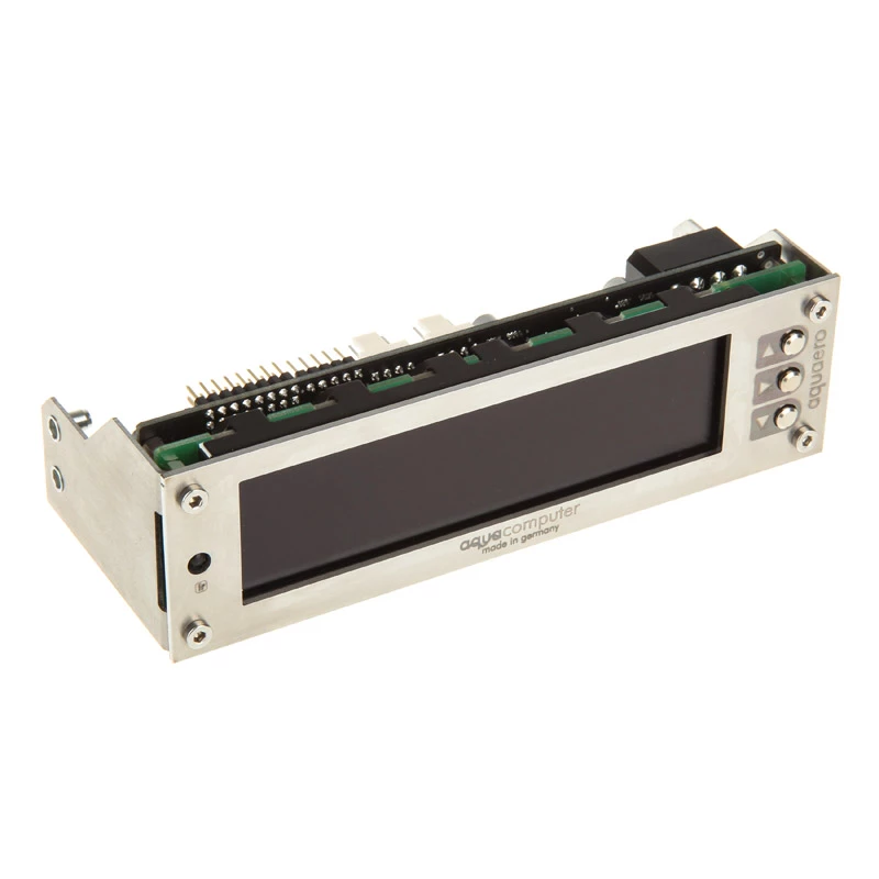 Aqua Computer 53145 ελεγκτής ανεμιστήρα LCD ανοξείδωτο ατσάλι