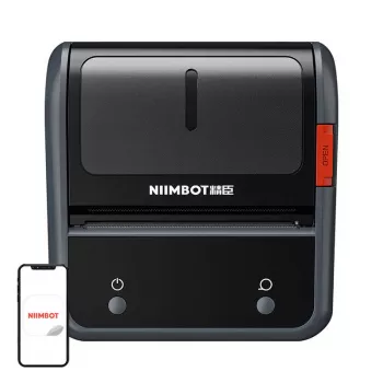 Θερμικός εκτυπωτής ετικετών NIIMBOT B3S_P 300 dpi Bluetooth φορητός, γκρι
