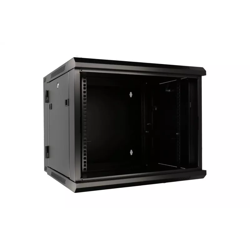 Extralink Θήκη Rackmount 6U 600x600 AZH Μαύρο επιτοίχια, περιστρεφόμενη