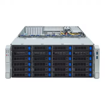 Server rack 4U GIGABYTE S453-S70-AAV1 — διπλή υποδοχή LGA4677, DDR5, 16 DIMM, 38x 2,5 ίντσες/M.2, 1600W πλεονασματικό τροφοδοτικό (80 PLUS Titanium)