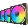 Alpenföhn 84000000228 Wing Boost 4 PWM RGB ανεμιστήρες case, 120 mm, 500–1800 rpm, 3 τεμ., μαύροι
