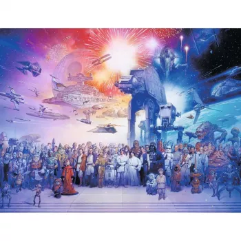 Παζλ TMTOYS Ravensburger Star Wars Episode I–VI Saga, 2000 τεμάχια, 980 mm πλάτος