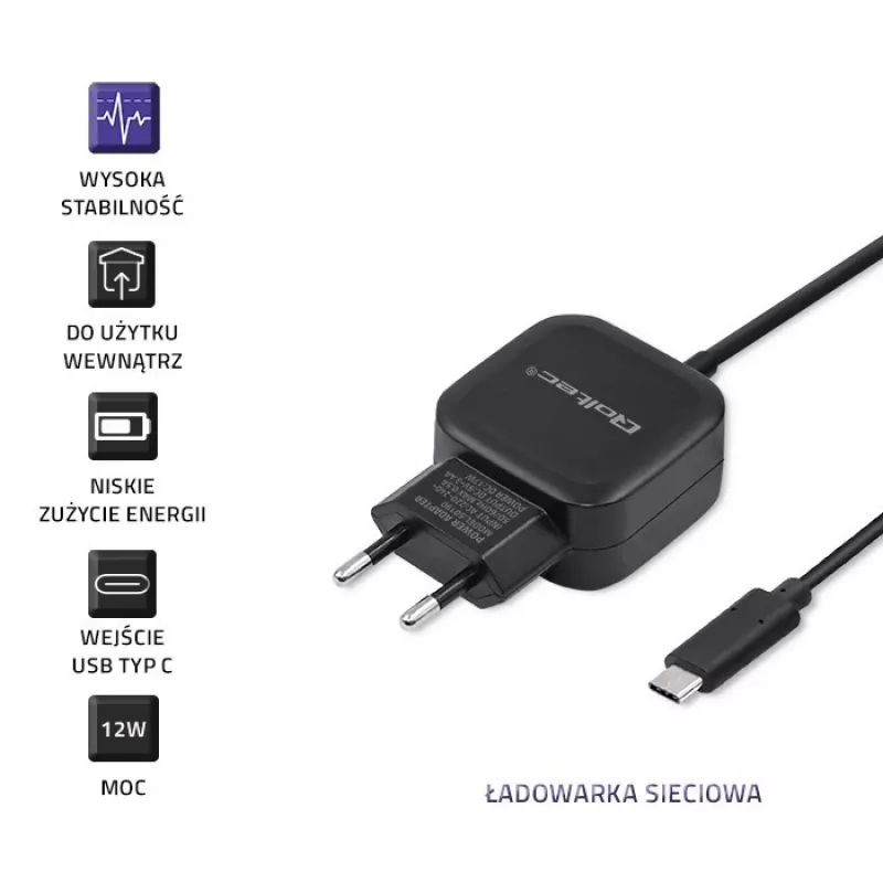 Qoltec 50190 Φορτιστής για φορητές συσκευές, Κινητό, Tablet, Τηλέφωνο, Universal