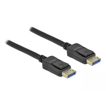 Delock - Καλώδιο DisplayPort - DisplayPort (M) σε DisplayPort (M) - DisplayPort 2,0 - 2,0 m - Υποστηρίζει 10K 60 Hz (10.240 x 4320) - Μαύρο (80262)