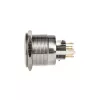 DimasTech αντιβανδαλικός διακόπτης πίεσης 25 mm Silverline Dot RGB PD216