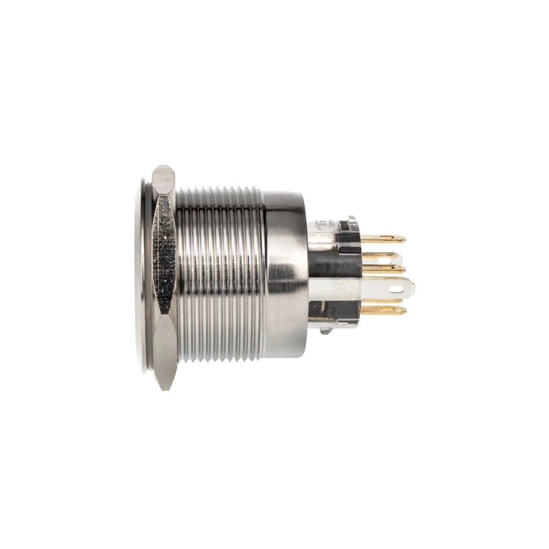 DimasTech αντιβανδαλικός διακόπτης πίεσης 25 mm Silverline Dot RGB PD216