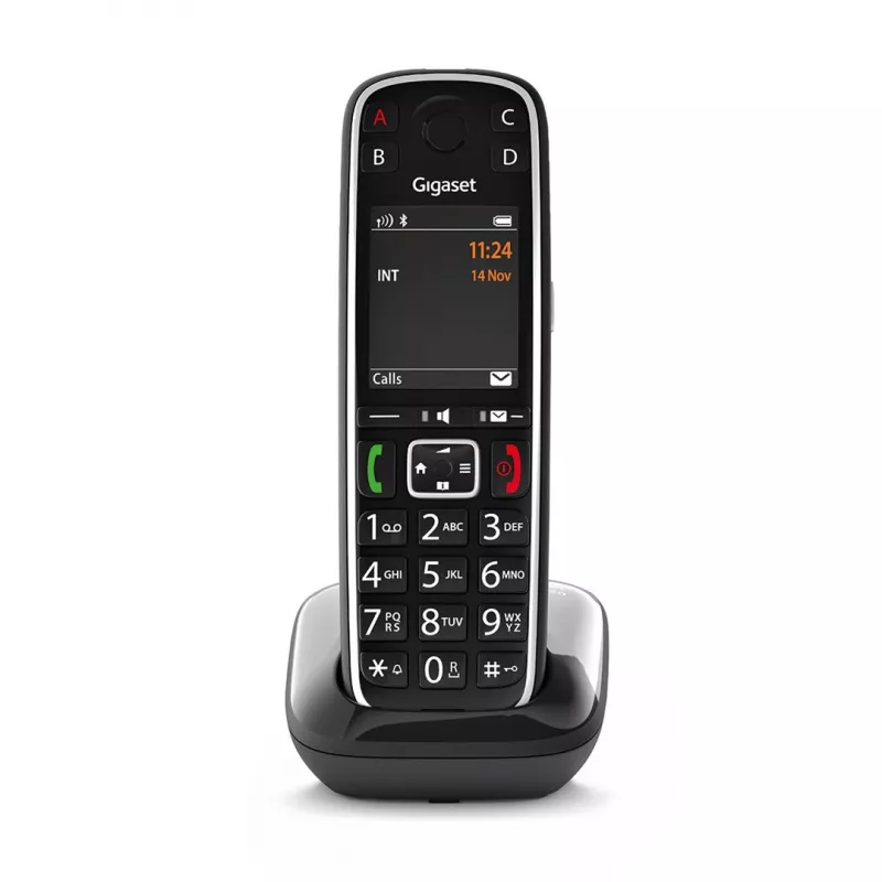Gigaset E720 Αναλογικό/DECT τηλέφωνο με αναγνώριση κλήσης μαύρο