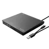SAVIO AK-59 Εξωτερικός λεπτός εγγραφέας CD/DVD R/RW - USB-C/USB-A, μαύρο