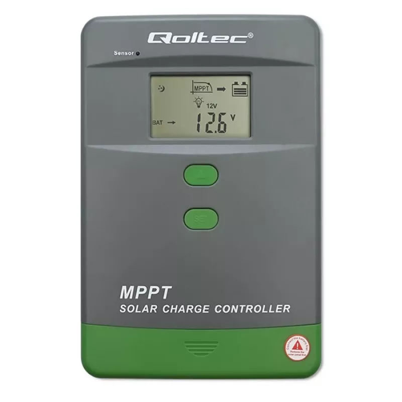 Ηλιακός ρυθμιστής φόρτισης QOLTEC MPPT 50A 12V/24V με LCD, μοντέλο 53664