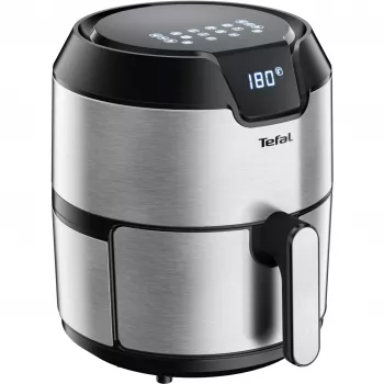 Tefal Easy Fry EY401D Single 4,2 L Αυτόνομη 1500 W Φριτέζα θερμού αέρα Μαύρο, Ανοξείδωτο ατσάλι