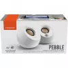 Creative Pebble 2.0 Επιτραπέζια Στερεοφωνικά Ηχεία, Λευκό