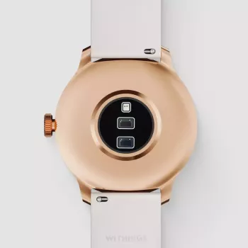 Υβριδικό smartwatch Withings ScanWatch Light χρυσό λευκό