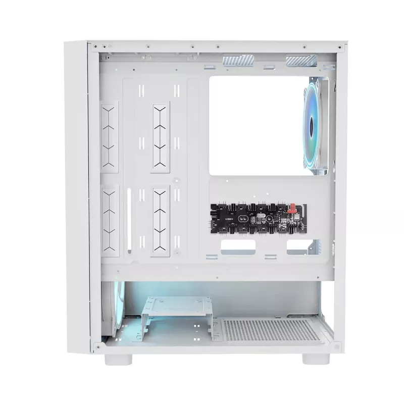 MODECOM BREEZE ARGB Flow MIDI κουτί PC, ATX, USB 3.0 ×2 + USB-C, λευκό