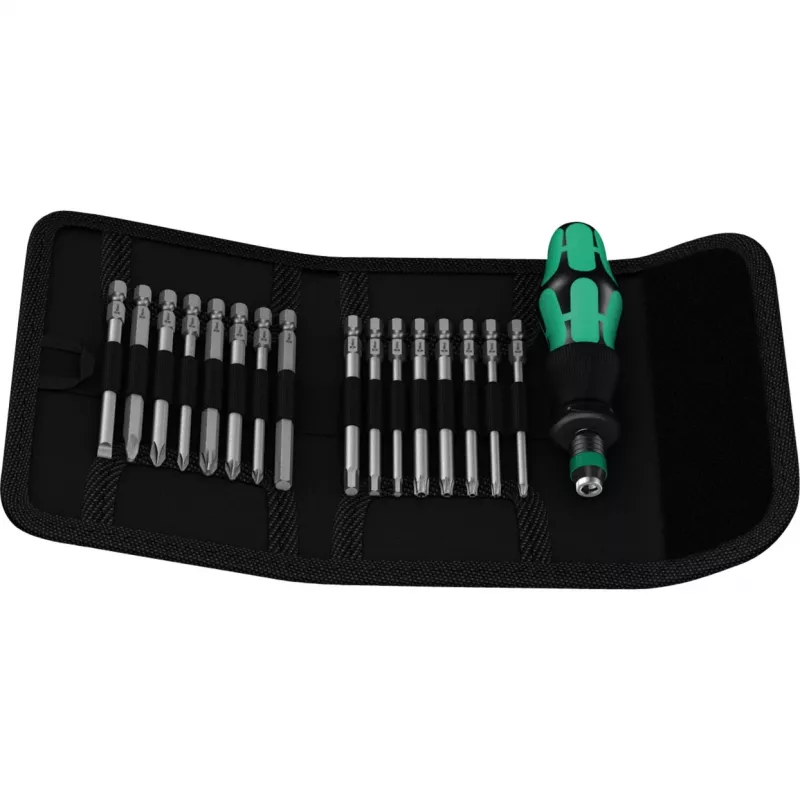 Wera Kraftform Kompakt 20 - κατσαβίδι με σετ μυτών - σε θήκη (05051016001)