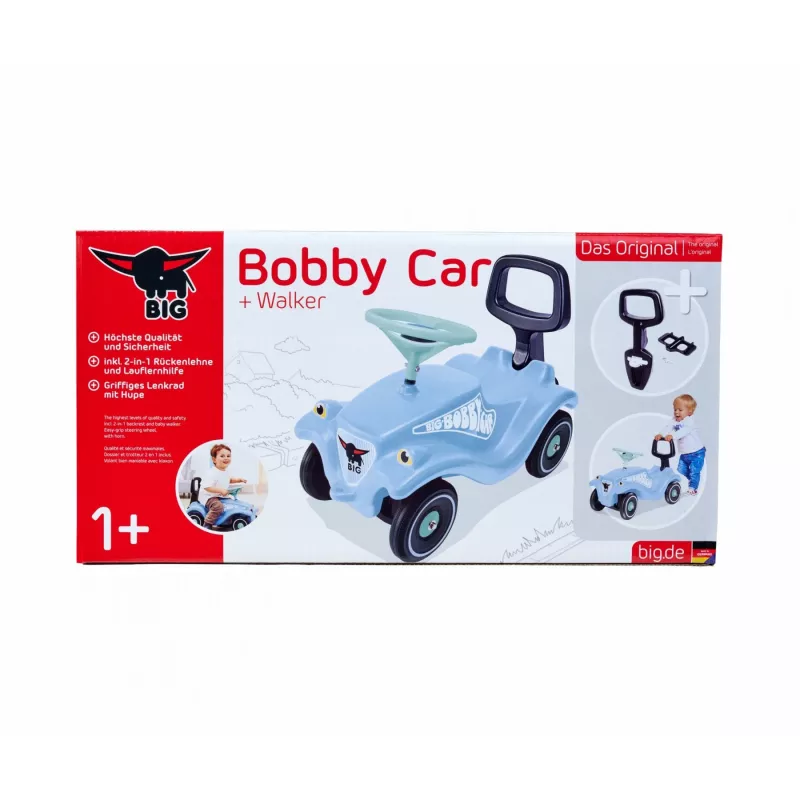 Bobby Car Classic σετ + Walker, ποδήλατο χωρίς πετάλια γαλάζιο/πράσινο