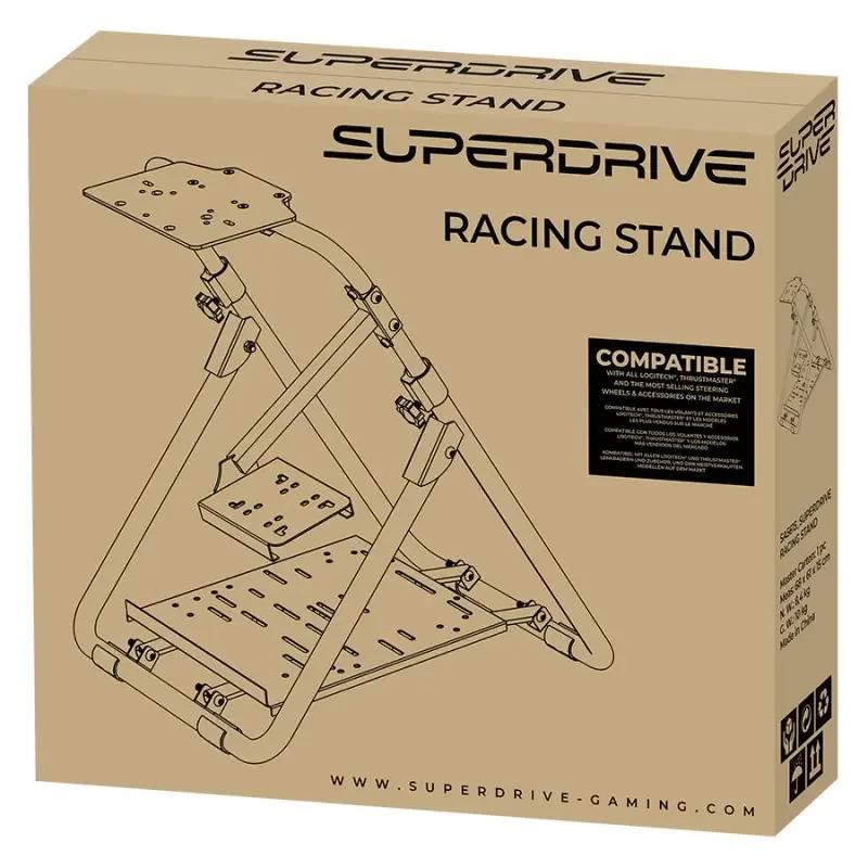 Βάση αγώνων Subsonic SA5615 μεταλλική μαύρη