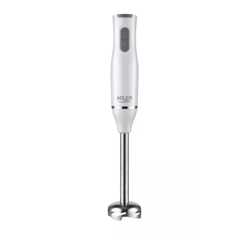 Adler AD 4620 σετ μπλέντερ χειρός, 800 W, 2 ταχύτητες, κόπτης 450 ml, δοχείο 750 ml, αυγοδάρτης, λευκό