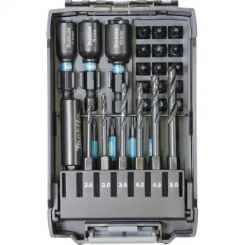 Σετ τρυπανιών Makita E-22866 — 31 τεμ., διάφορα μεγέθη για ξύλο, μέταλλο, τοιχοποιία
