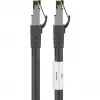 Goobay CAT 8.1 Patch cable, S/FTP (PiMF), Μαύρο, 2 m - LSZH χωρίς αλογόνα, Χαλκός AWG 24 (66722)