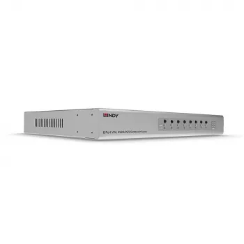 Lindy 39526 διακόπτης KVM combo 8 θυρών VGA, USB και PS/2, για τοποθέτηση σε rack