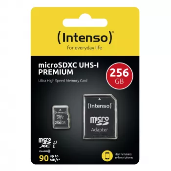 Μνήμη Flash Intenso 256GB UHS-I Κάρτα MicroSD