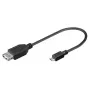 Καλώδιο USB A υποδοχή θηλυκή σε Micro USB αρσενικό SBOX 0,1 m
