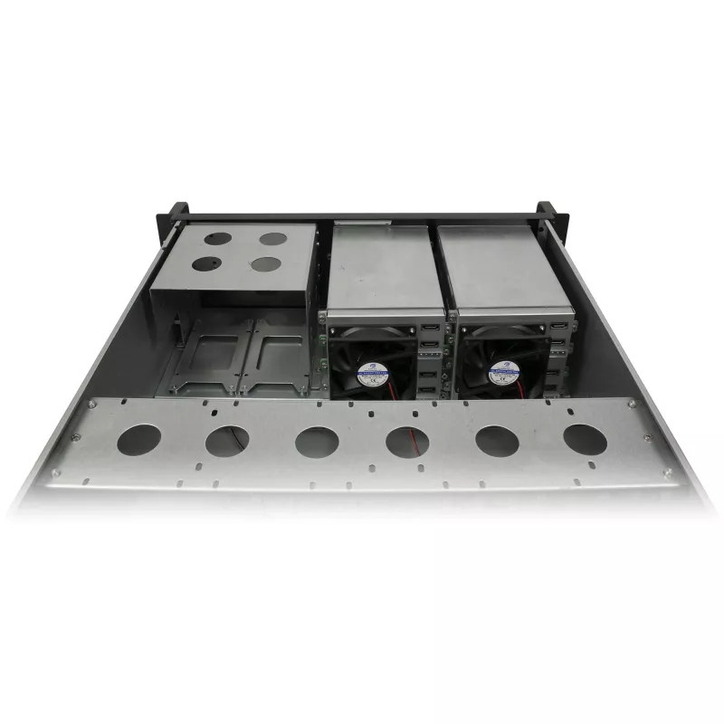 Κουτί rackmount INTER-TECH IPC 4U-4508 μαύρο — κουτί διακομιστή/PC 4U, rackmount