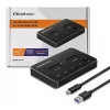 Qoltec 52274 σταθμός σύνδεσης M.2 SSD | NVMe | SATA | USB-C | DUAL 2 x 2TB