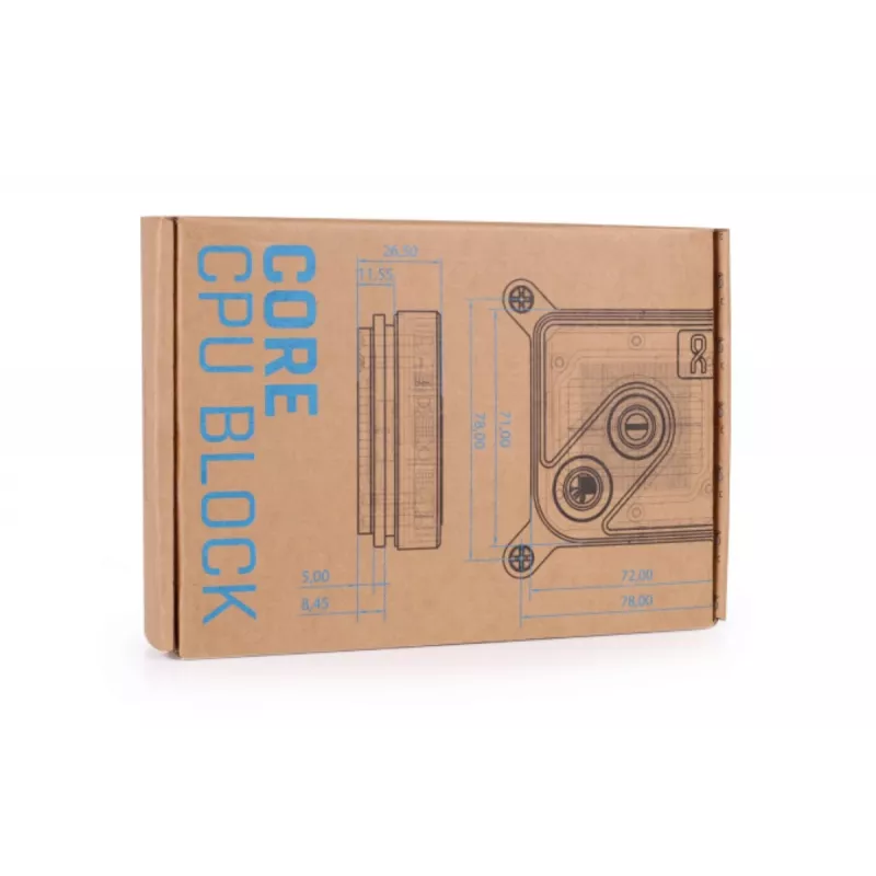 Water block Alphacool 13446 ορείχαλκος χαλκός μαύρο 72mm