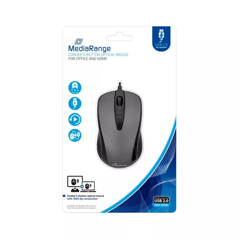 MediaRange MROS201 USB Type-A ποντίκι