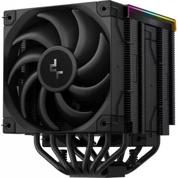 Ψύκτρα CPU DeepCool AK620 Digital PRO — ανεμιστήρας 120 mm, 1750 U/min, 25 dB, 12 V, κατάλληλη για LGA1700/AM5, μαύρη