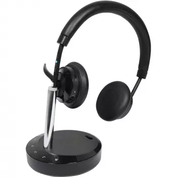 Ασύρματο headset Plusonic W320 Dual DECT Stereo — ασύρματο DECT στερεοφωνικό headset, υποστήριξη διπλής βάσης
