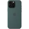 Θήκη σιλικόνης με MagSafe για iPhone 16 Pro Max - Θαλασσί πράσινο