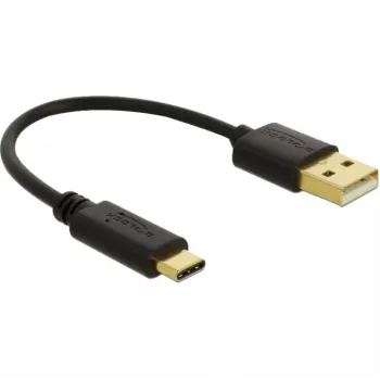 Καλώδιο φόρτισης USB DeLOCK 80954 Type-A σε USB Type-C 3 A 15 cm