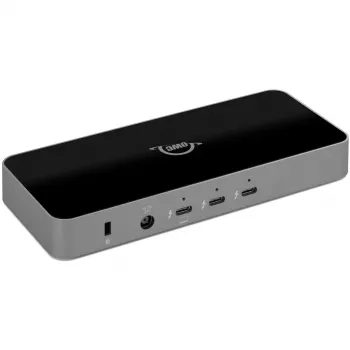 Thunderbolt 5 Hub, Σταθμός σύνδεσης Γκρι/Μαύρο, Thunderbolt 5, USB-A