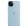 Θήκη σιλικόνης Apple iPhone 15 Plus Ανοιχτό μπλε MagSafe