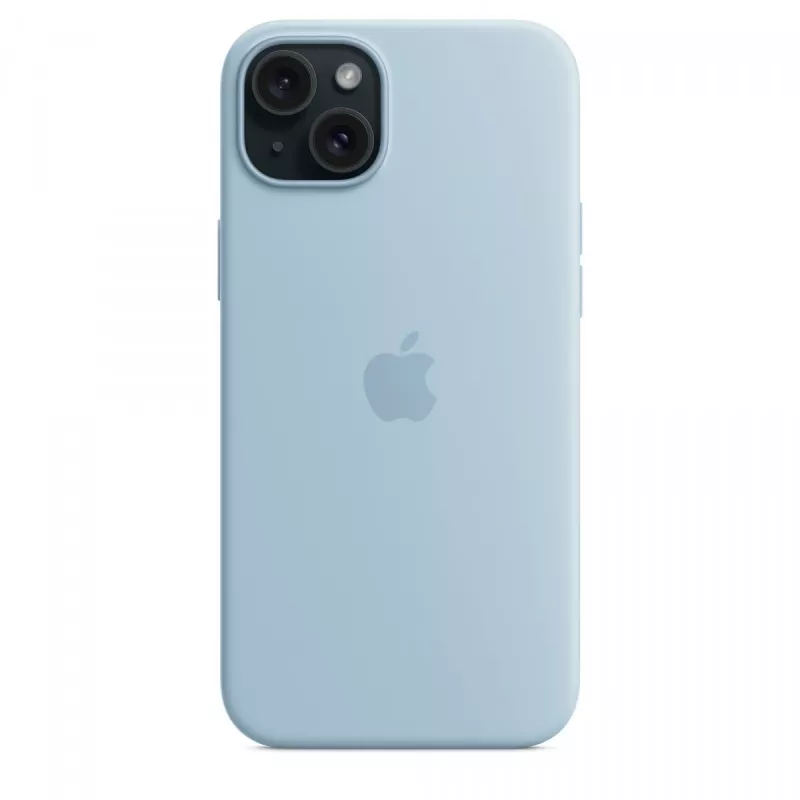 Θήκη σιλικόνης Apple iPhone 15 Plus Ανοιχτό μπλε MagSafe