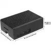 INTER-TECH Θήκη για Raspberry Pi 5 — ODS-739 Συμπαγής σχεδιασμός