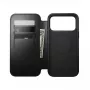 Δερμάτινη θήκη folio smartphone Nomad Modern Leather Folio για iPhone 17 Pro – μαύρο Horween