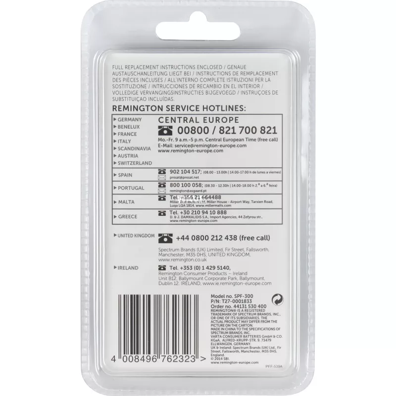Αξεσουάρ ξυριστικής μηχανής Remington SPF-300