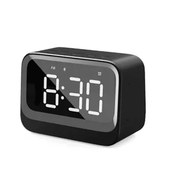 Ψηφιακό ξυπνητήρι Denver EC-53B μαύρο LCD Bluetooth μπαταρία