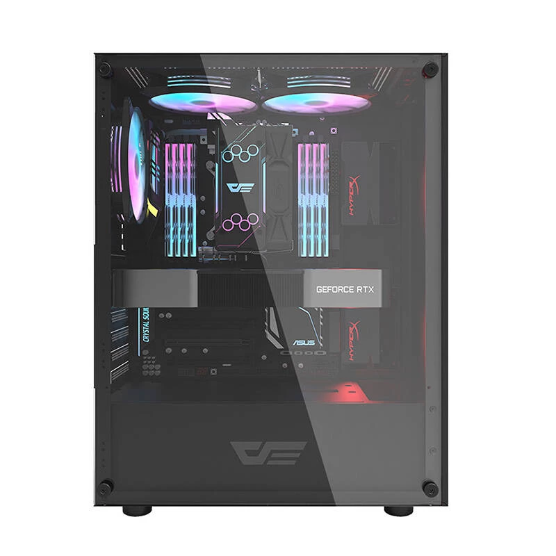 Κουτί υπολογιστή Darkflash DK100 (μαύρο)