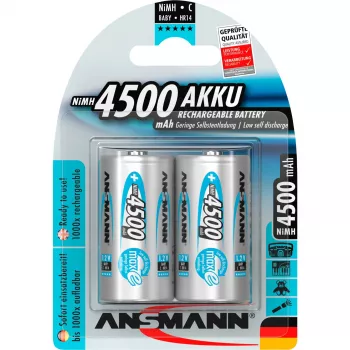 1x2 Ansmann maxe μπαταρία NiMH Baby 4500 mAh German (5035352)