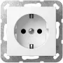 Πρίζα Schuko GIRA SH System 55 Λευκό Μοντέλο 445327 για πλαίσια System 55