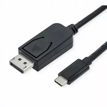 ROLINE 11.04.5835 Προσαρμογέας καλωδίου βίντεο 1 m DisplayPort USB Type-C Μαύρο (11.04.5835)