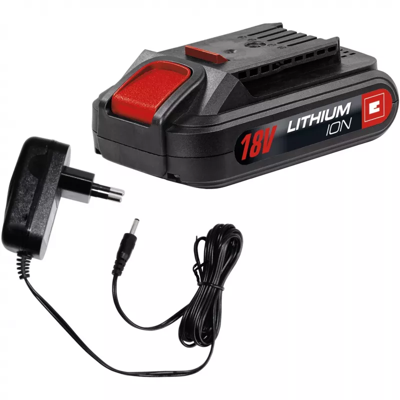 Δραπανοκατσάβιδο πιστολιού Einhell TC-CD 18-2 Li, τσοκ ταχείας σύσφιξης, μπαταρία 1,5-Ah