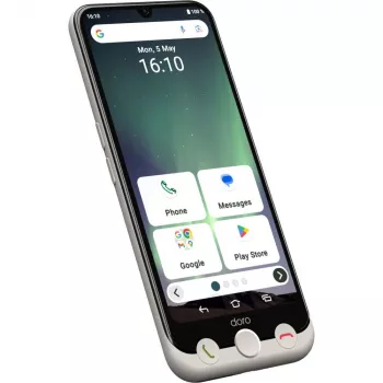 Smartphone Doro Aurora A30 6.1 ίντσες 6GB 128GB λευκό